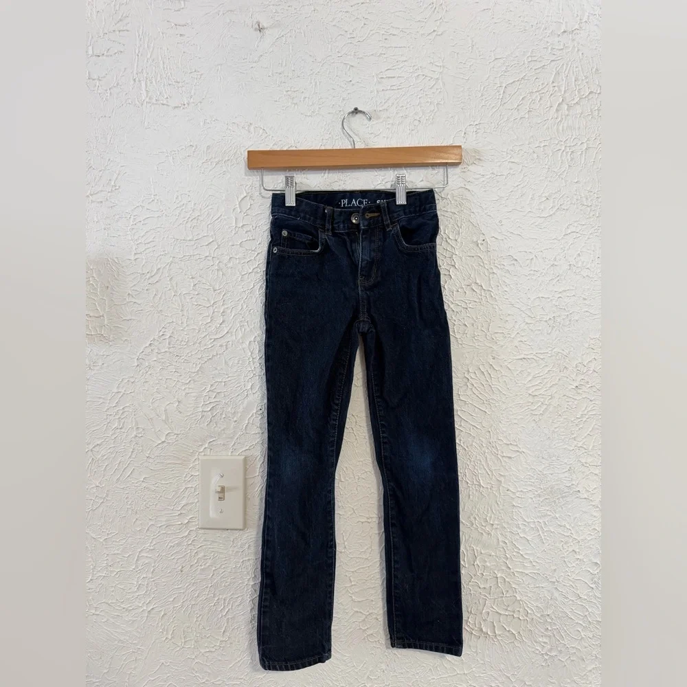 The Children’s Place Dark Wash Skinny Jeans – Boys Size 8 Slim